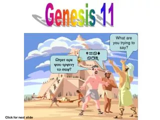 Genesis 11