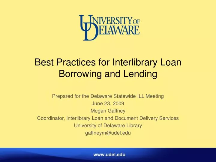 best practices for interlibrary loan borrowing and lending