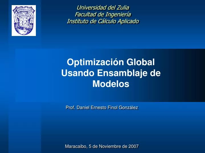 optimizaci n global usando ensamblaje de modelos