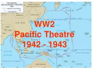 WW2 Pacific Theatre 1942 - 1943
