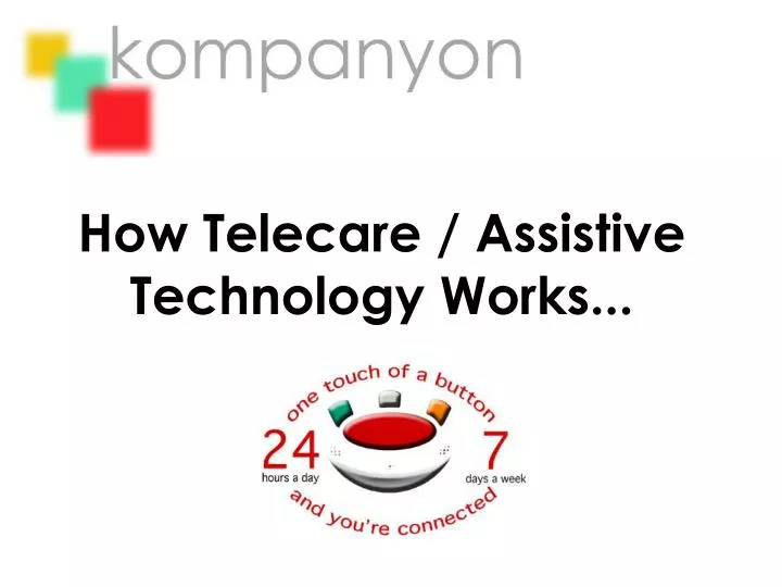 how telecare assistive technology works