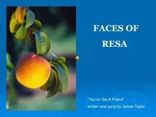 FACES OF RESA