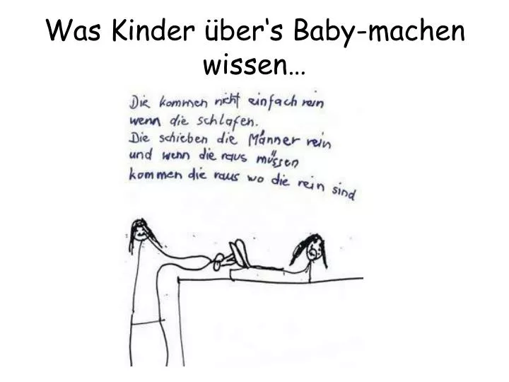 was kinder ber s baby machen wissen