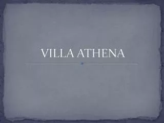 VILLA ATHENA