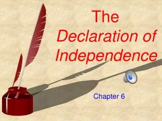 The Declaration of Independence