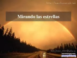 mirando las estrellas
