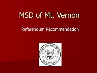 MSD of Mt. Vernon