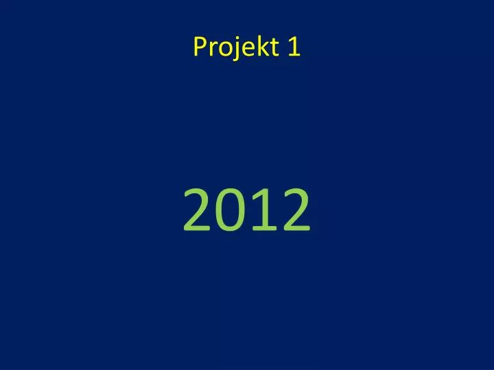 projekt 1