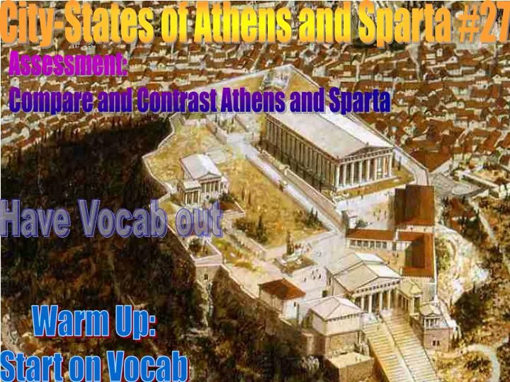 city states of athens and sparta 30