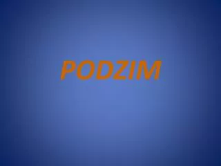 podzim