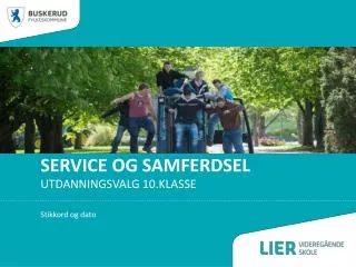 service o g samferdsel