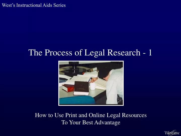 the process of legal research 1