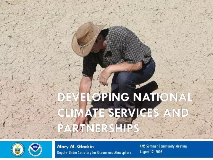 developing national climate services and partnerships