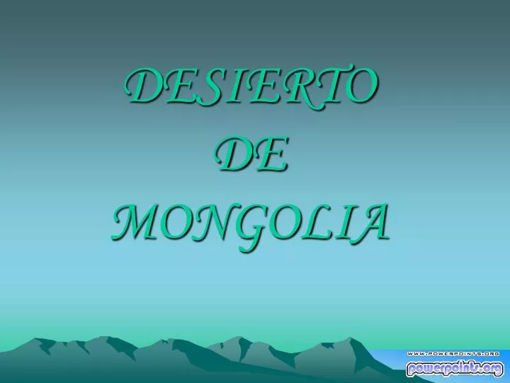 desierto de mongolia