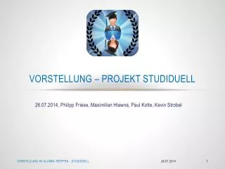 vorstellung projekt studiduell