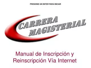 manual de inscripci n y reinscripci n v a internet