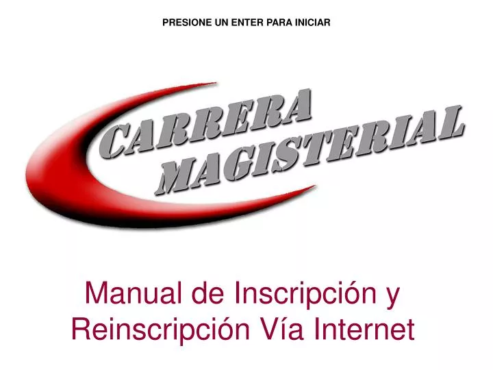 manual de inscripci n y reinscripci n v a internet