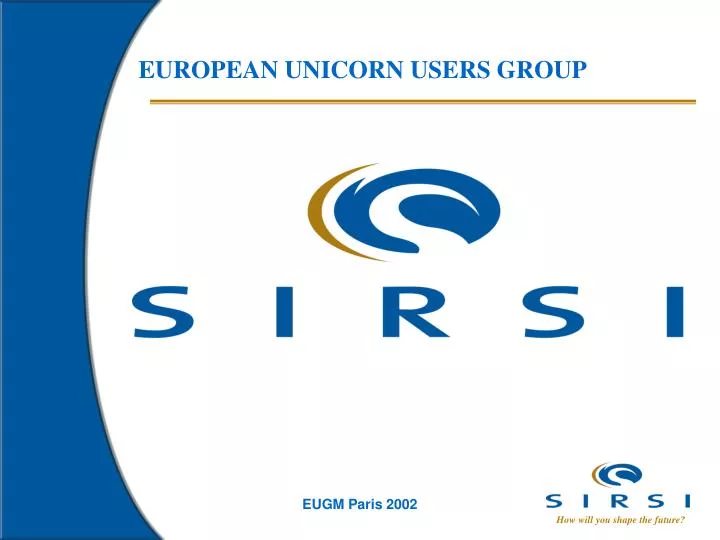 european unicorn users group