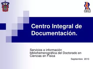 centro integral de documentaci n