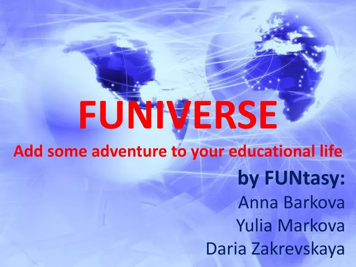 funiverse add some adventure to your educational life