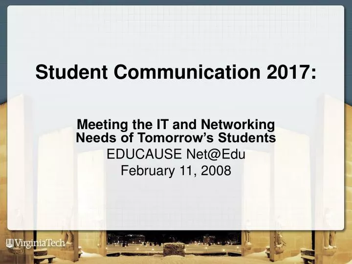 student communication 2017