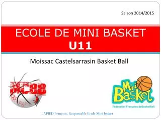 ecole de mini basket u11