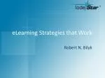 eLearning Strategies that Work - slide 1