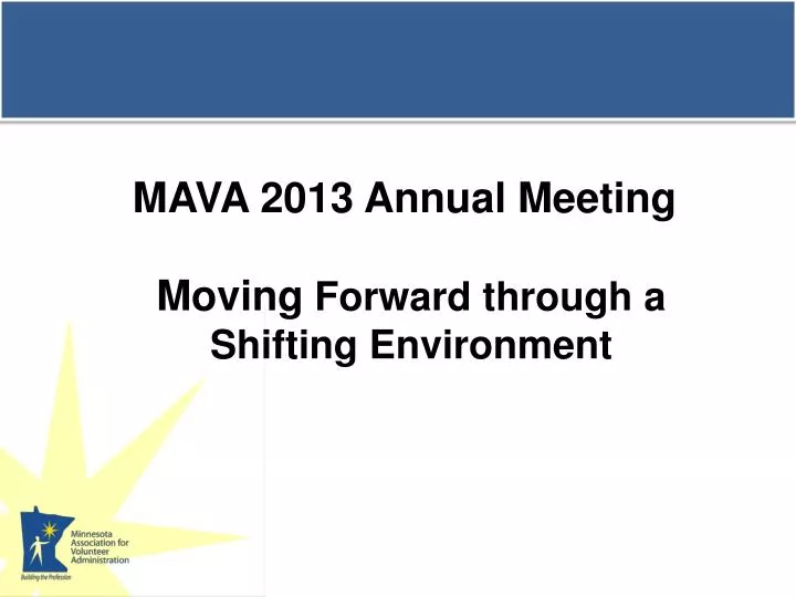 mava 2013 annual meeting