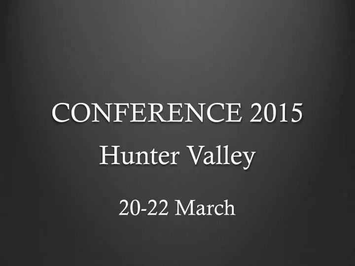 conference 2015