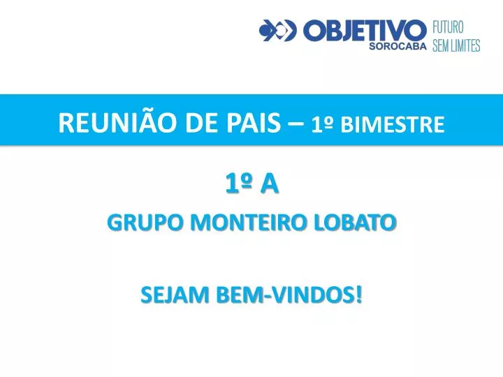 reuni o de pais 1 bimestre