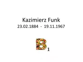 kazimierz funk 23 02 1884 19 11 1967