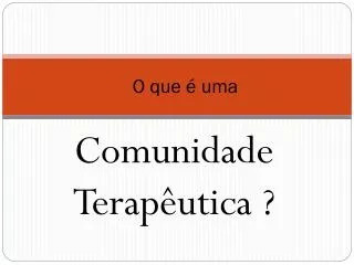 o que uma