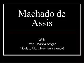 machado de assis