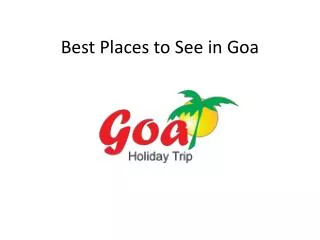 best places to see in goa