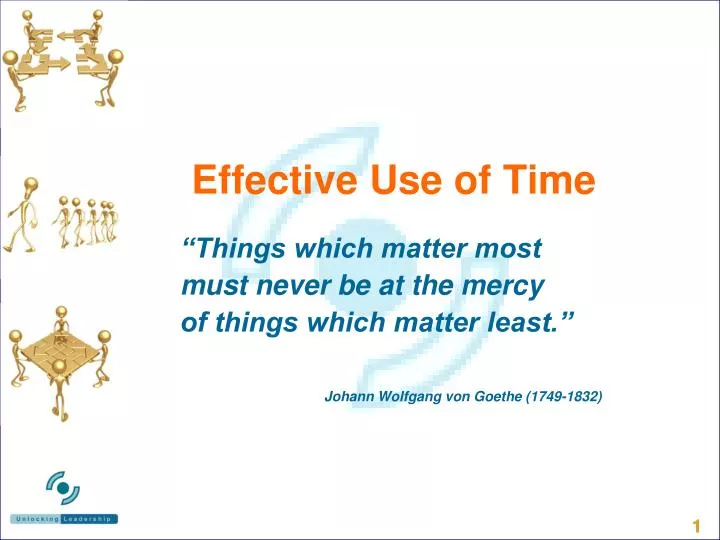 effective use of time