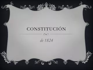 constituci n