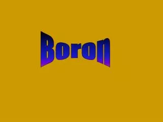 Boron