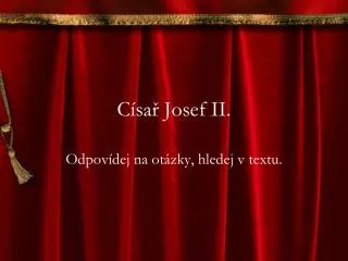 c sa josef ii