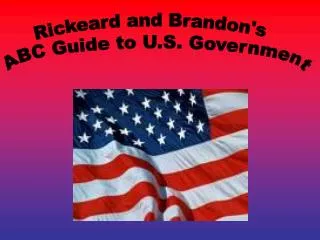 Rickeard and Brandon's ABC Guide to U.S. Government