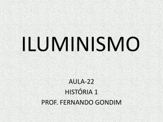 iluminismo