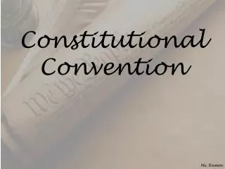 Constitutional Convention