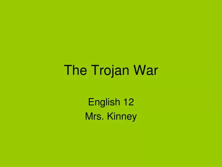 the trojan war