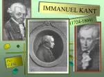 IMMANUEL KANT - slide 1