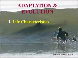 ADAPTATION &amp; EVOLUTION