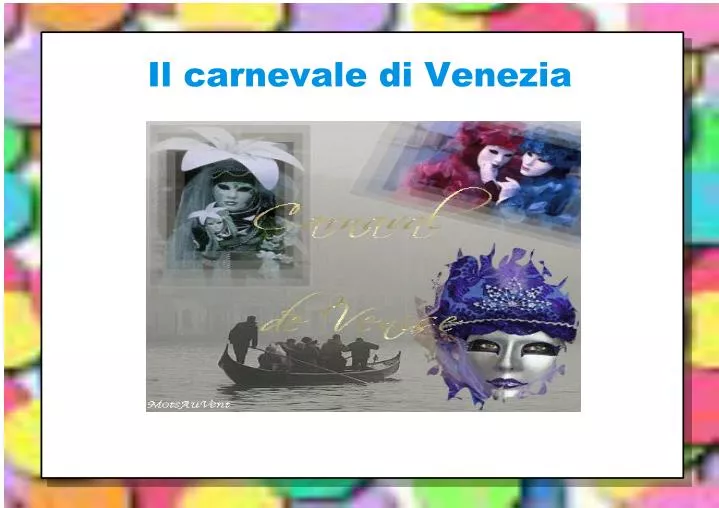 il carnevale di venezia