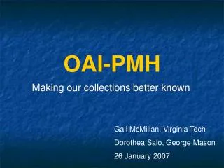 OAI-PMH