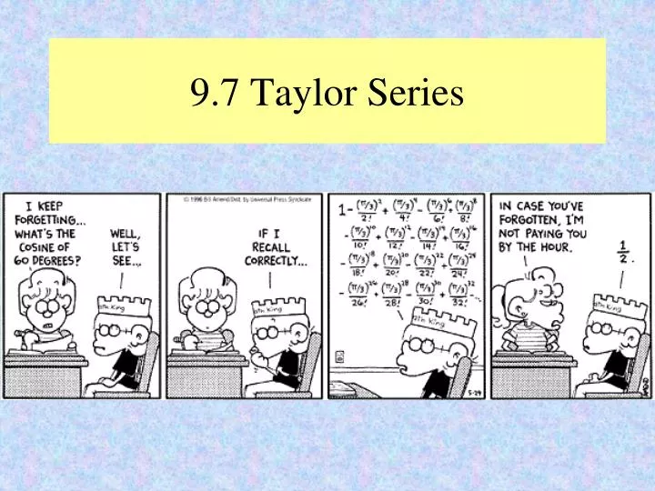 9 7 taylor series