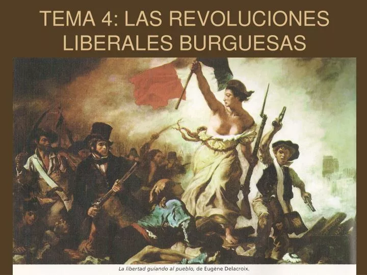tema 4 las revoluciones liberales burguesas