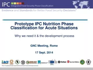 Prototype IPC Nutrition Phase Classification for Acute Situations