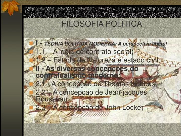 filosofia pol tica